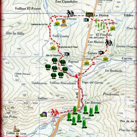 Mapa Brañas Caldas
