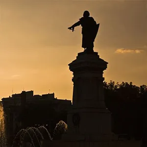 Plazas y fuentes de León