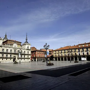 Plazas y fuentes de León