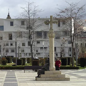 Plazas y fuentes de León