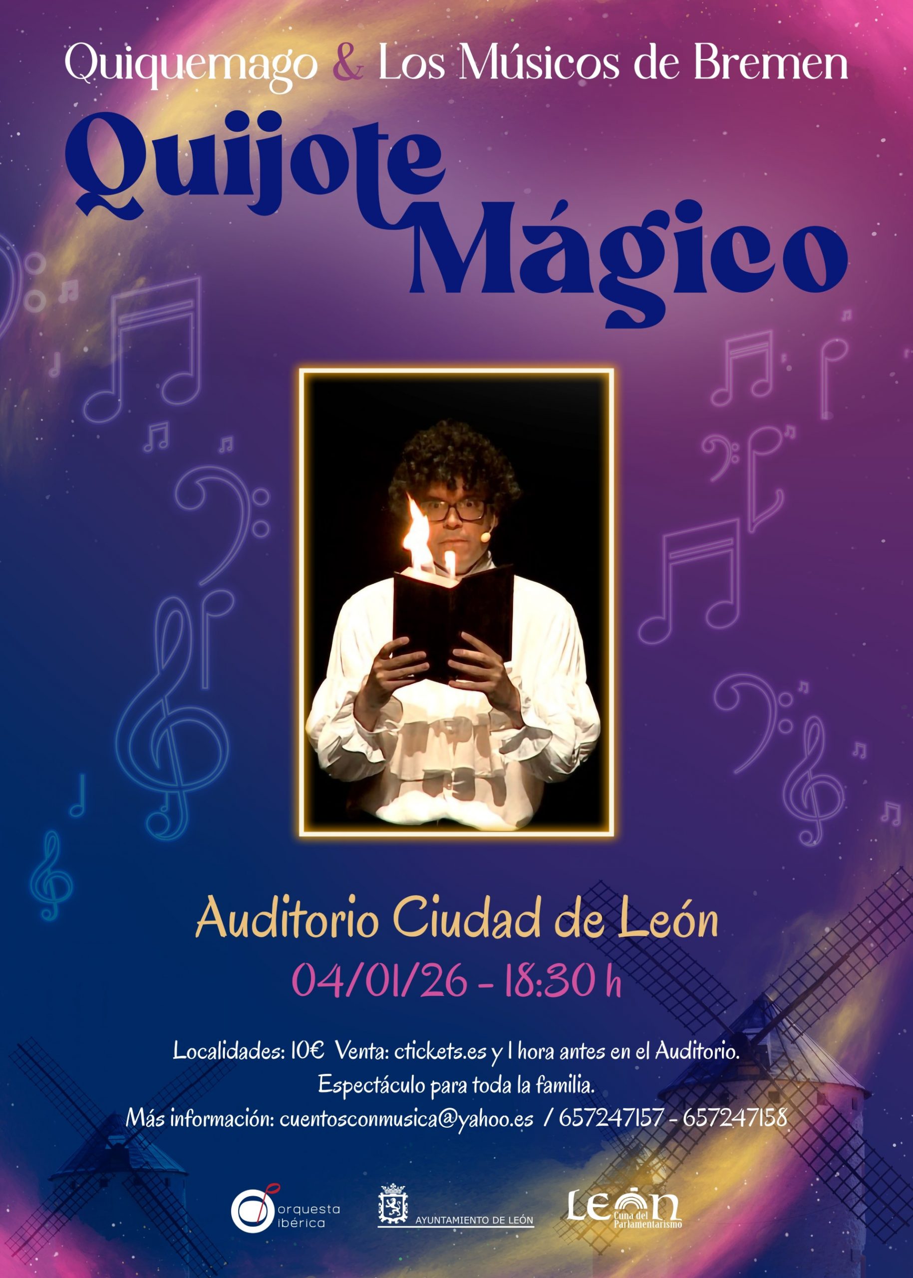 Quiquemago y Los Músicos de Bremen "QUIJOTE MÁGICO "